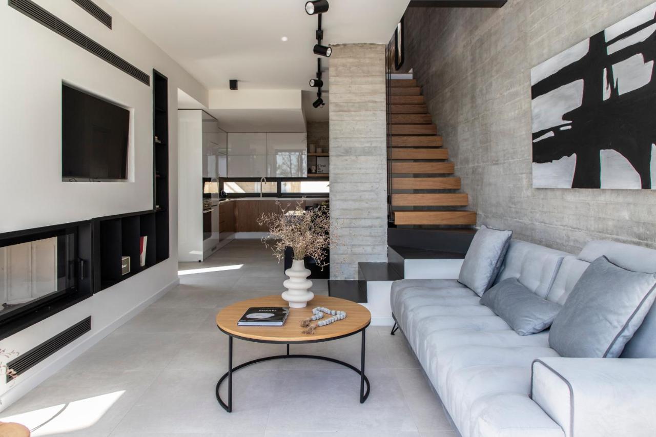 Ikies 3 Modern Eco-Friendly Private Seaview Signature Villas With A Pool Vólos Extérieur photo